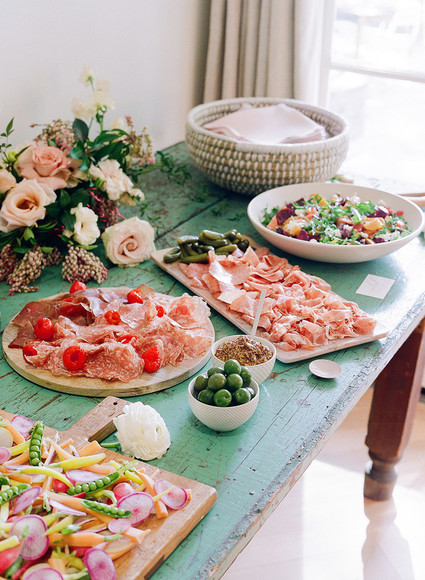 feminine garden baby shower with Casa de Perrin