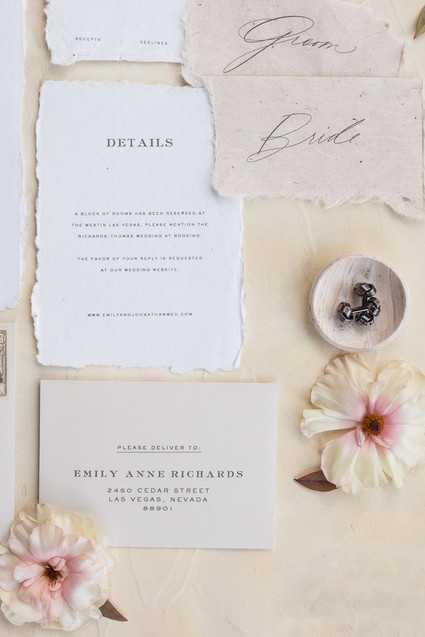 Dreamy desert elopement shoot in Las Vegas Inspiration