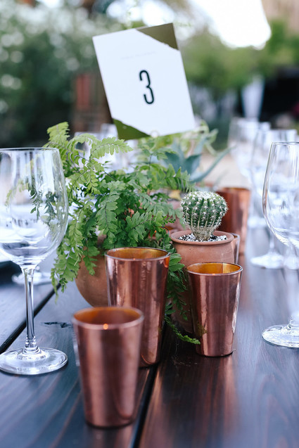 A ring designer's Palm Springs wedding at Korakia