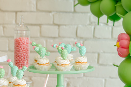Cactus themed cinco de mayo party on 100 Layer Cakelet