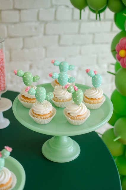 Cactus themed cinco de mayo party on 100 Layer Cakelet