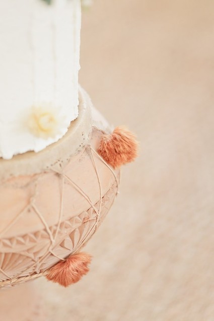 Cactus rose desert inspired Moroccan baby shower in France