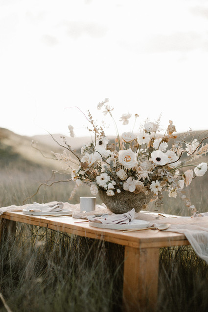 Earthy bohemian picnic ideas for summer on 100 Layer Cake