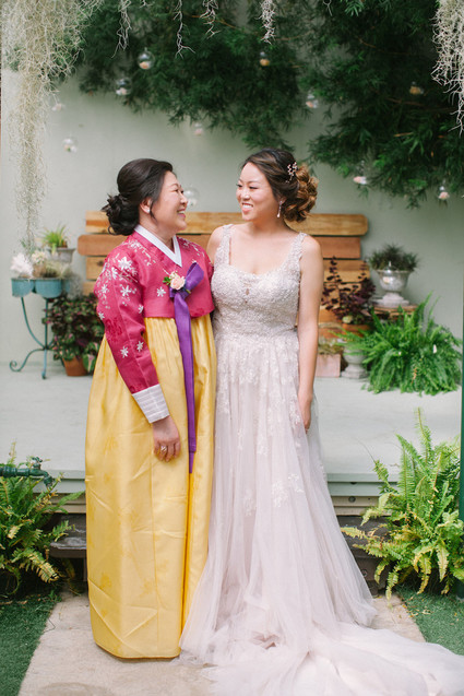 Whimsical greenhouse wedding at Shelldance Orchid Gardens