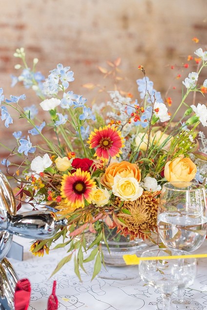 Pop Art inspired LGBTQ wedding editorial at The Green Building in NYC