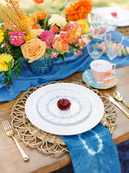 Colorful Yosemite elopement and picnic Inspiration