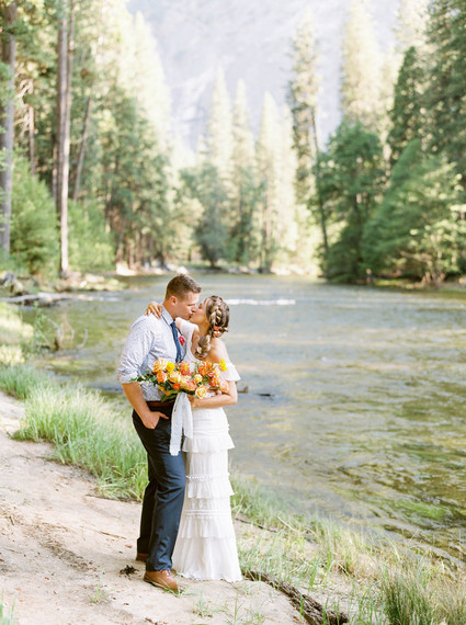 Colorful Yosemite elopement and picnic Inspiration