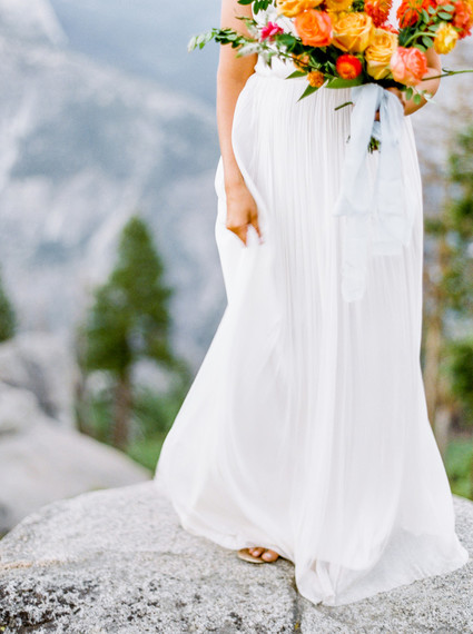 Colorful Yosemite elopement and picnic Inspiration