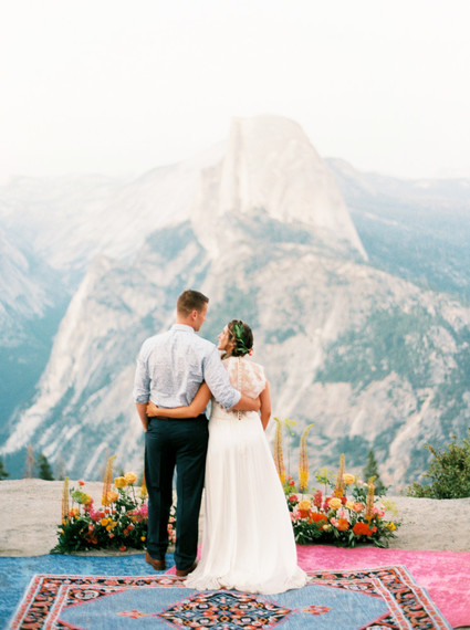 Colorful Yosemite elopement and picnic Inspiration