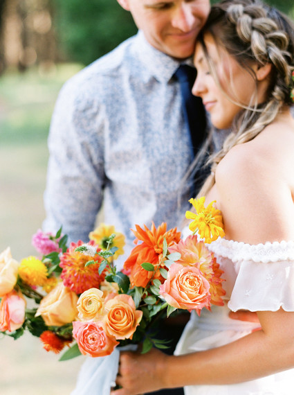 Colorful Yosemite elopement and picnic Inspiration