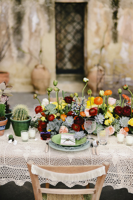 Frida Kahlo inspired wedding on the Amalfi Coast