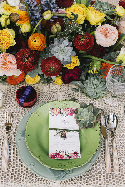 Frida Kahlo inspired wedding on the Amalfi Coast