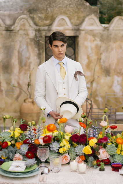 Frida Kahlo inspired wedding on the Amalfi Coast