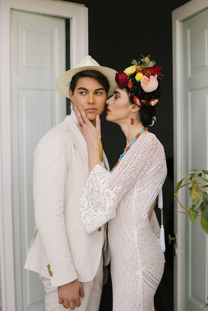 Frida Kahlo inspired wedding on the Amalfi Coast