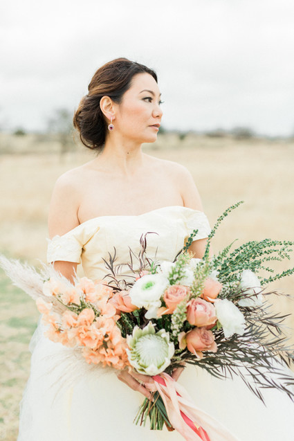 Desert color inspired fall wedding ideas in Texas