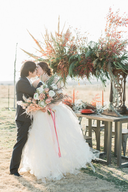 Desert color inspired fall wedding ideas in Texas
