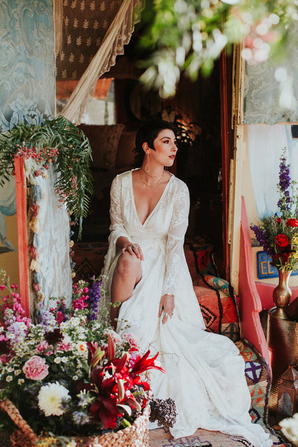 Bright floral nomadic wedding inspiration in Edna Valley