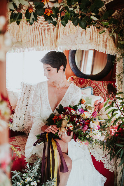 Bright floral nomadic wedding inspiration in Edna Valley