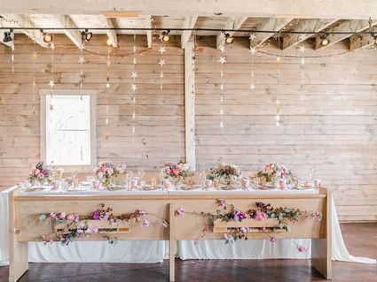 Feminine moon & stars baby shower on 100 Layer Cakelet