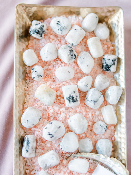 Feminine moon & stars baby shower on 100 Layer Cakelet