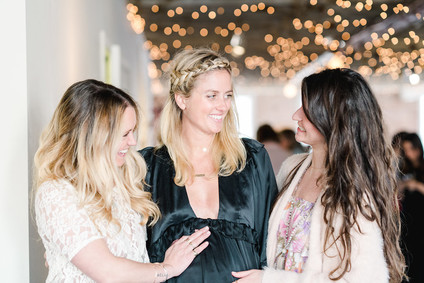 Feminine moon & stars baby shower on 100 Layer Cakelet