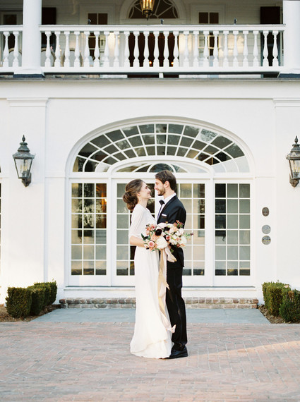 Dreamy blush Charleston wedding inspiration at Lowndes Grove Plantation