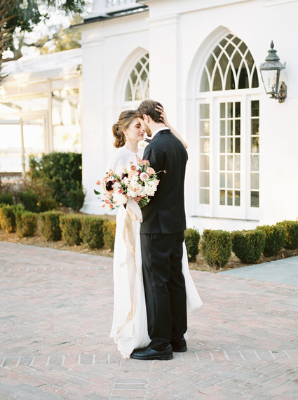 Dreamy blush Charleston wedding inspiration at Lowndes Grove Plantation