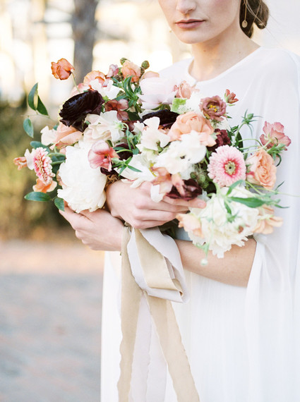 Dreamy blush Charleston wedding inspiration at Lowndes Grove Plantation
