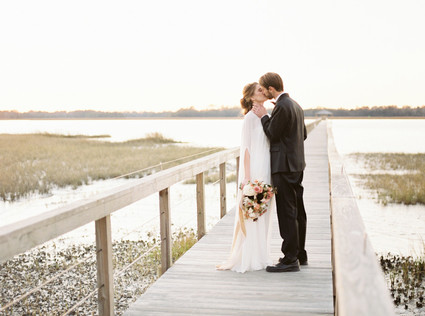 Dreamy blush Charleston wedding inspiration at Lowndes Grove Plantation