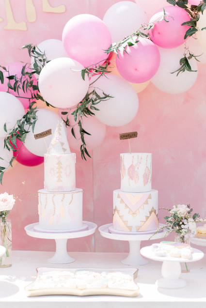 Kidchella themed girls boho birthday party for Amanda Stanton