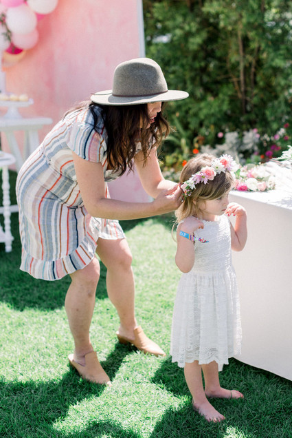 Kidchella themed girls boho birthday party for Amanda Stanton Inspiration