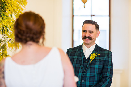 Whimsical Wes Anderson wedding ideas at the San Francisco Mint
