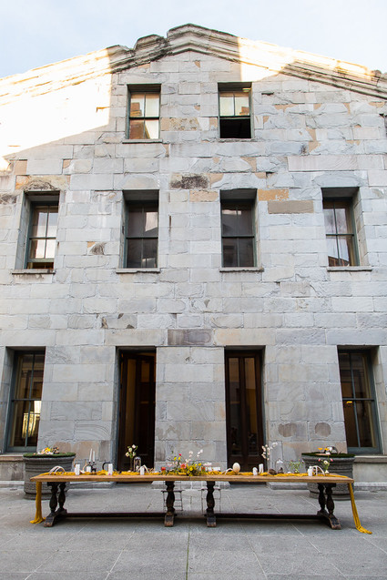 Whimsical Wes Anderson wedding ideas at the San Francisco Mint