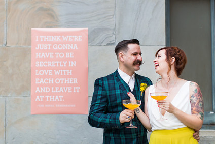 Whimsical Wes Anderson wedding ideas at the San Francisco Mint