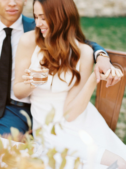 Peachy natural Austin summer wedding ideas at Garden Grove