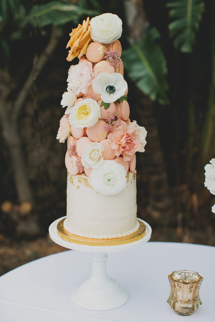 Parisian backyard baby shower