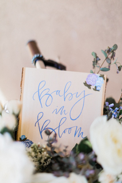 French garden themed boy's baby shower