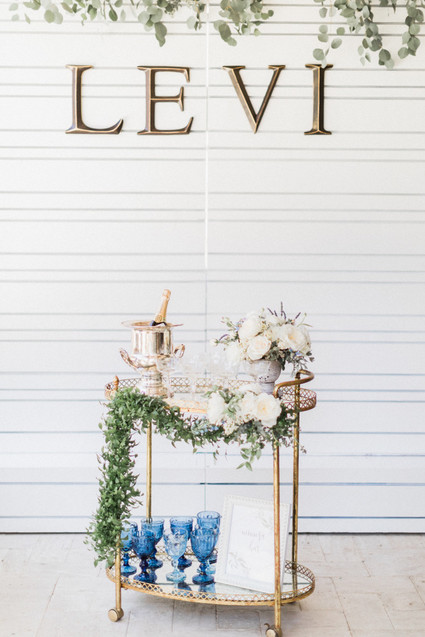 French garden themed boy's baby shower