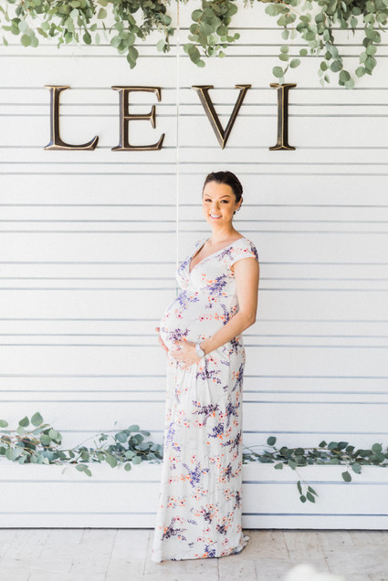 French garden themed boy's baby shower