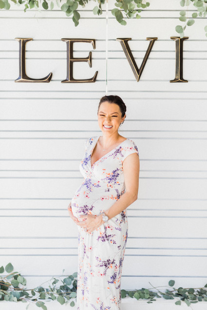 French garden themed boy's baby shower