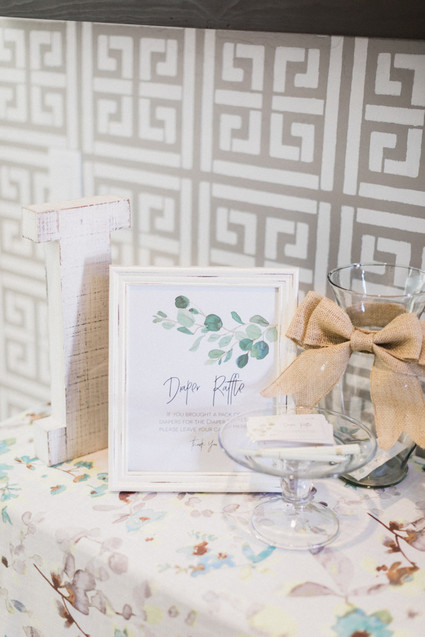 French garden themed boy's baby shower