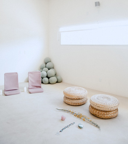 A baby blessing with Erica Chidi Cohen at Loom in Los Angeles