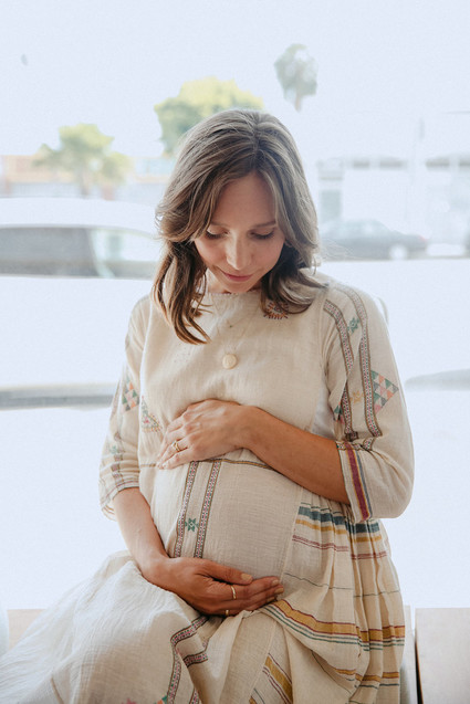 A baby blessing with Erica Chidi Cohen at Loom in Los Angeles