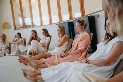 A baby blessing with Erica Chidi Cohen at Loom in Los Angeles