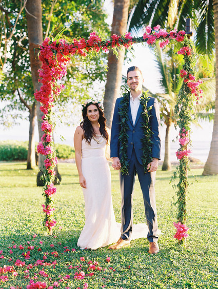 Maui wedding at Olowalu Plantation House