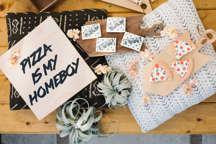 National Pizza Day party from Beijos Events