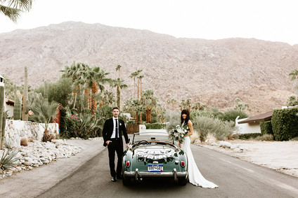 Classic modern Palm Springs wedding at the Avalon