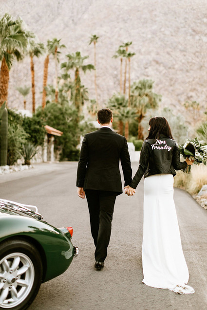 Classic modern Palm Springs wedding at the Avalon
