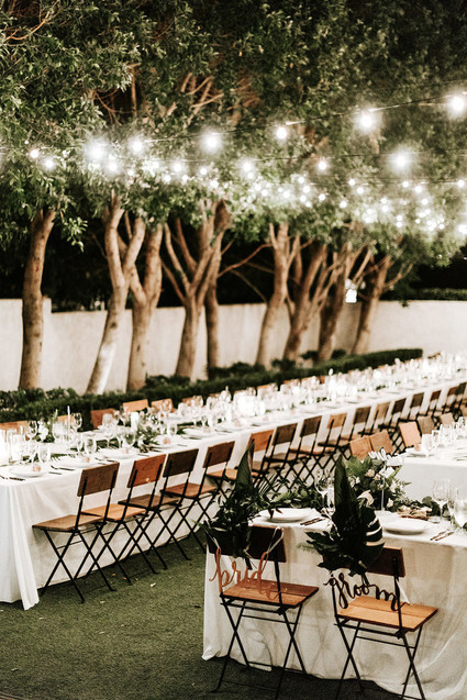 Classic modern Palm Springs wedding at the Avalon Inspiration