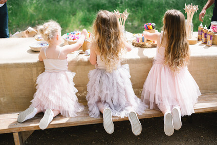 Fairyland birthday party for sisters at Temescal Canyon in Los Angeles